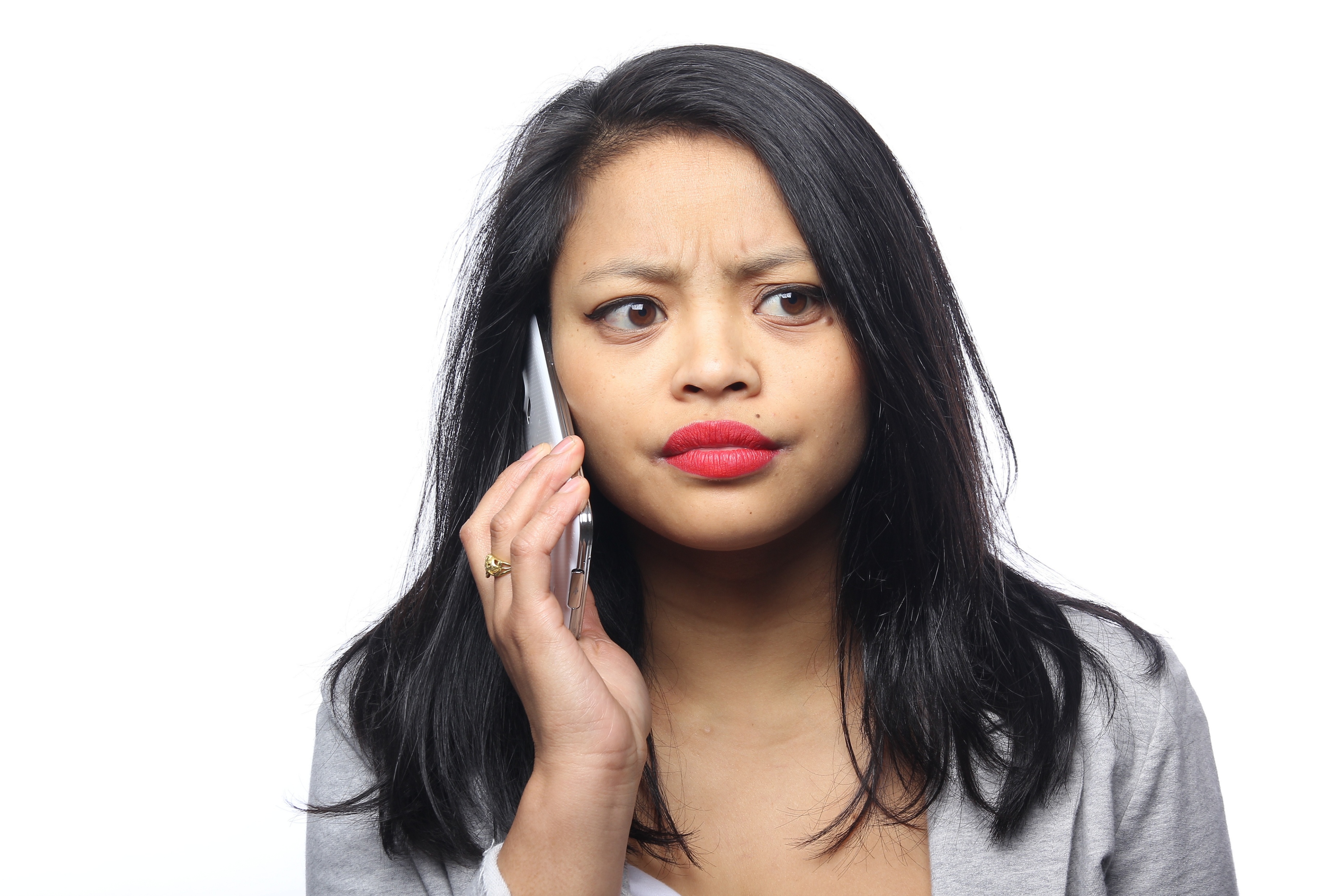 Collaboratrice agacée