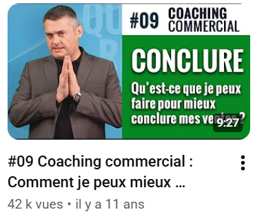 Vidéos YouTube Closing 3