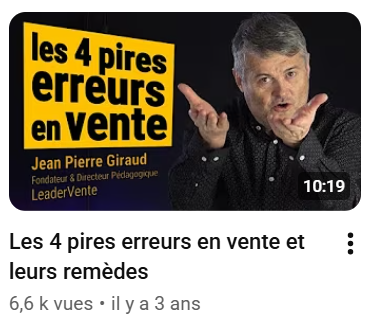 Vidéos YouTube Mental 1