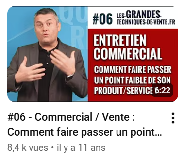 Vidéos YouTube Offre Argu 2
