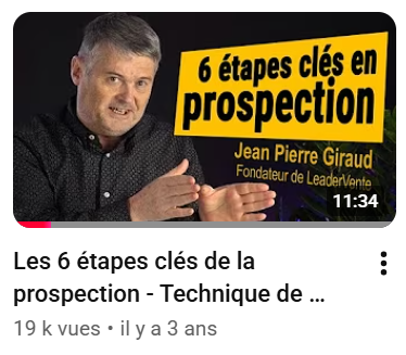 Vidéos YouTube Prise RDV 2