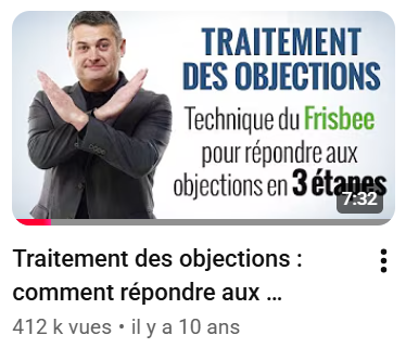 Vidéos YouTube Prise RDV 4