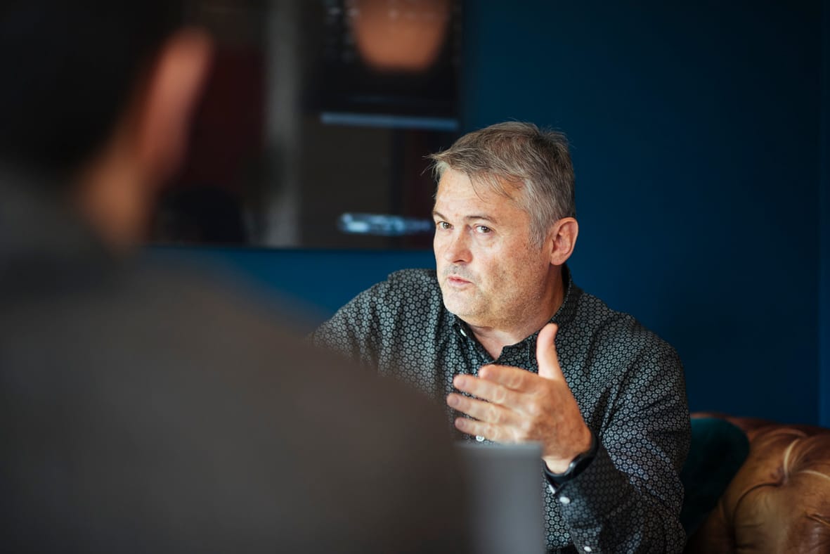 Jean-Pierre Giraud en session de coaching avec un dirigeant